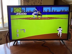 Bases Loaded Nintendo NES Baseball Video Game With Manual - Tested