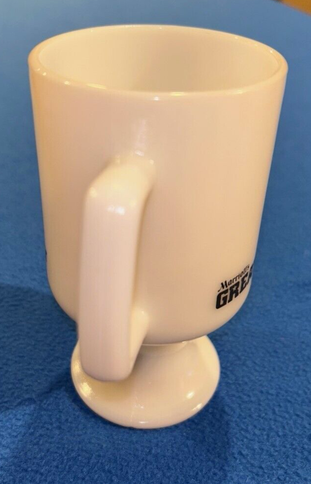 Marriott's Great America Tweety Bird Milk Glass Pedestal Mug