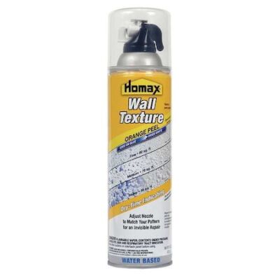 Homax 4096 Wall Textured Spray Patch, Sprays On Blue, Dries White, Orange Peel,