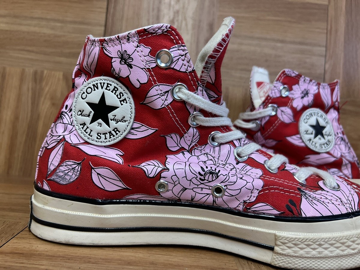 RARE? Sz 10.5 - Converse Chuck Taylor All Star Vintage Floral 70s 