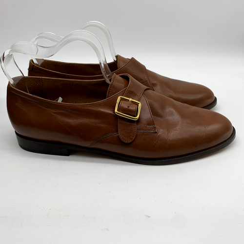 Russell & Bromley leather loafers shoes UK 7.5 EU40.5 VGC tan classic Vintage - Picture 7 of 12
