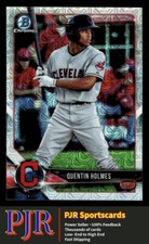 2018 Bowman Mega Box #BCP88 Quentin Holmes Cleveland Indians  Chrome Prospects