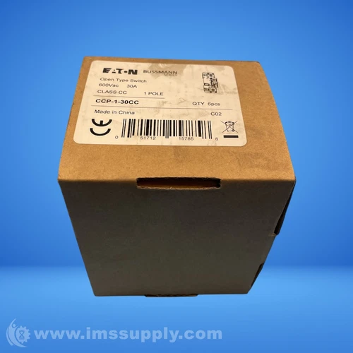 Eaton CCP-1-30CC Disconnect Switch Box of 6 FNOB