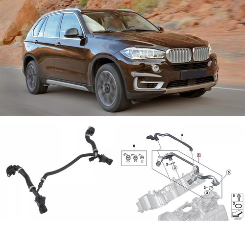 11158647962 PCV Valve Breather Hose for BMW X5 X6 F15 F16 xDrive50i 2015-2019 US - Picture 7 of 8