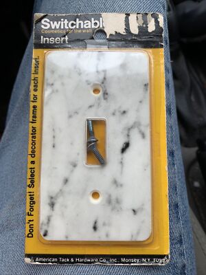 Switchables Cosmetics For The Walls NO.428T Marble Outlet Cover MS-061506 Single