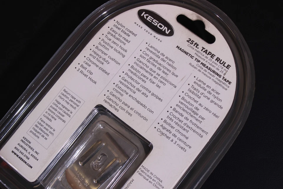 Keson Magnetic Tip 25 ft. Measuring Tape PG1825MAG - Image 4 of 4