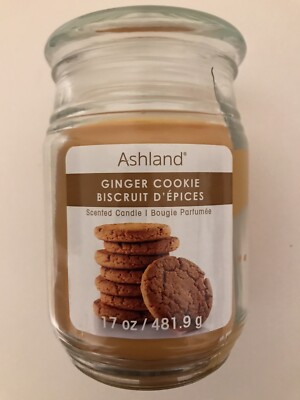 Ashland Fall GINGER COOKIE Scented Jar Candle 17 oz / 481.9g Unsealed