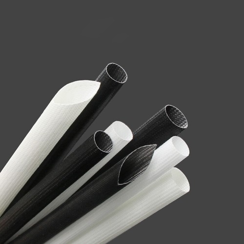 Silicone Glass Fiber Tube Cable Sleeve Heat Resistant Sleeve Wire Sheath Ø1~25mm - Picture 5 of 7