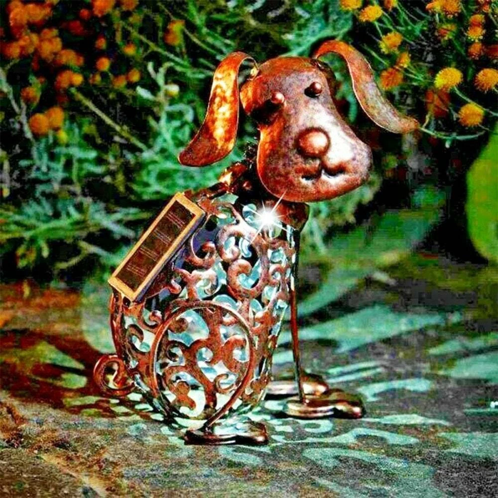 Solar dog light deals