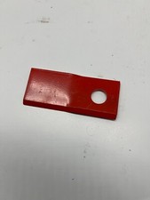 Qty 5 4 1/2” x 1 7/8" Disc Mower Knife 4G1 Red Heavy Duty