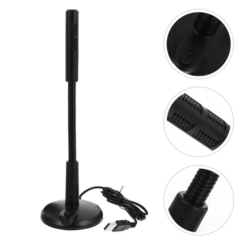  Computer Microphone for Pc Meeting with Holder Game Chatting Tool