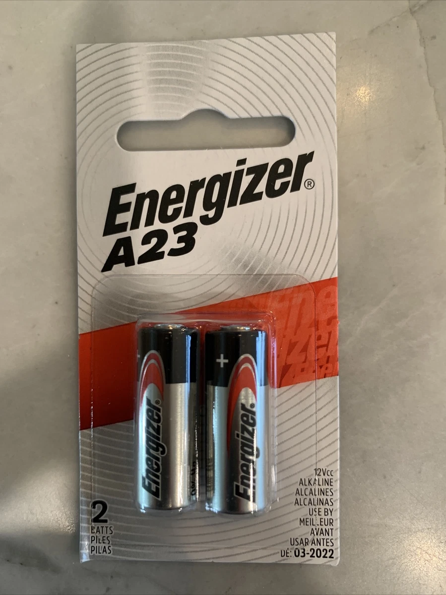 Energizer A23 Alkaline Battery 2pk 12V