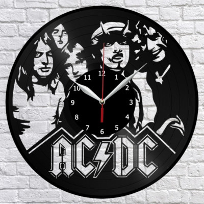 AC/DC Vinyl Record Wall Clock Home Decor Fan Art Decor Original Gift ...