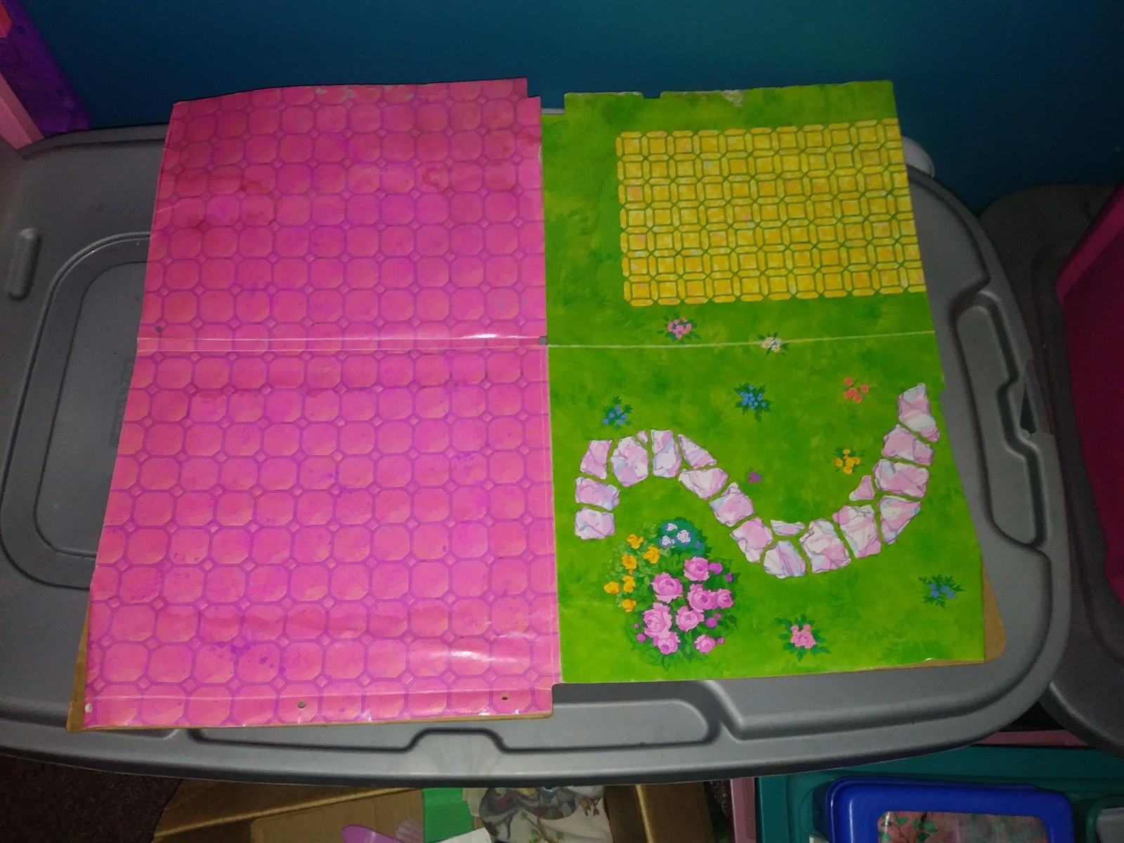 Barbie Fold N' Fun carry case DollHouse 1992 Vintage Mattel eBay