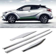 Door Side Cover Trim For Toyota C-HR 2017 2018 2019 2020 2021 Exterior Chrome