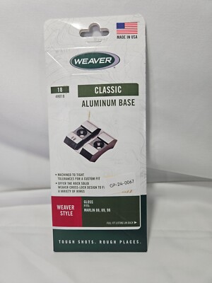 Weaver Top-Mount Scope Base #18 Gloss - 48018