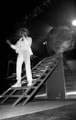 Doug E. Fresh, performs at the Genesis Center in Gary, Indiana 1988 Photo