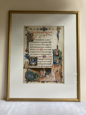 Der Drachenkampf des St. Georg Faksimile Belser Museumsreplik gerahmt ca 43x54cm
