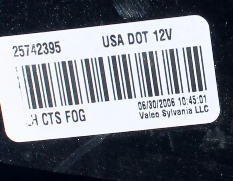 OEM GM NUEVO 2003-2007 Cadillac CTS Drivers luz antiniebla izquierda/señal de giro 25742395 Foto 3 de 4