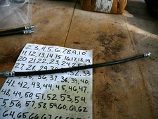 LOT OF 3 GREASE GUN HOSES FOR USE WITH HAND OPERATED GREASE GUNS 5000PSI