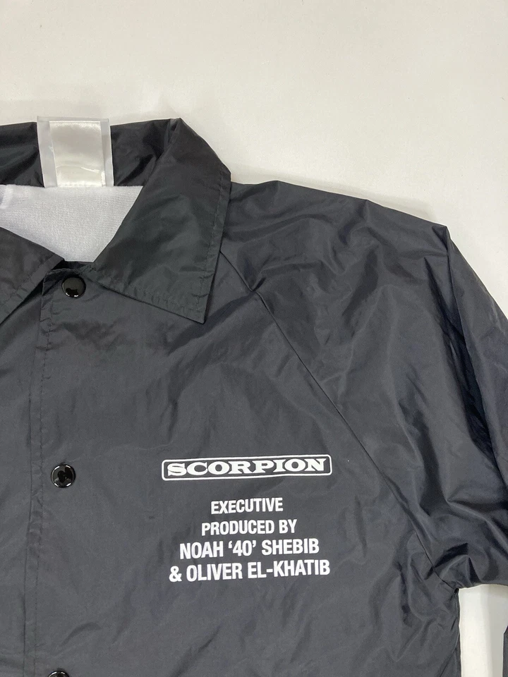 Drake Scorpion 2018 Tour Coach Jacket Men Small Black Music - Image 3 of 4