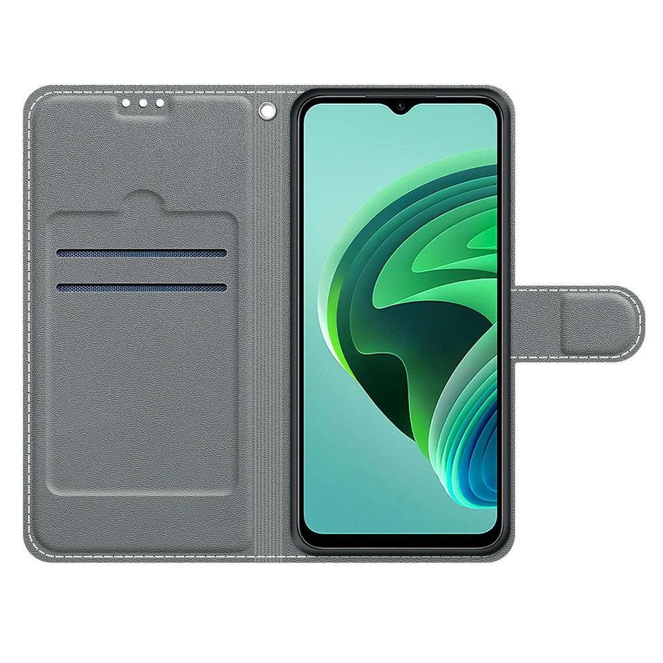 For Moto E13 E40 G53 G73 E20 G72 Leather Phone Wallet Stand Flip Printed Case  - Image 3 of 4