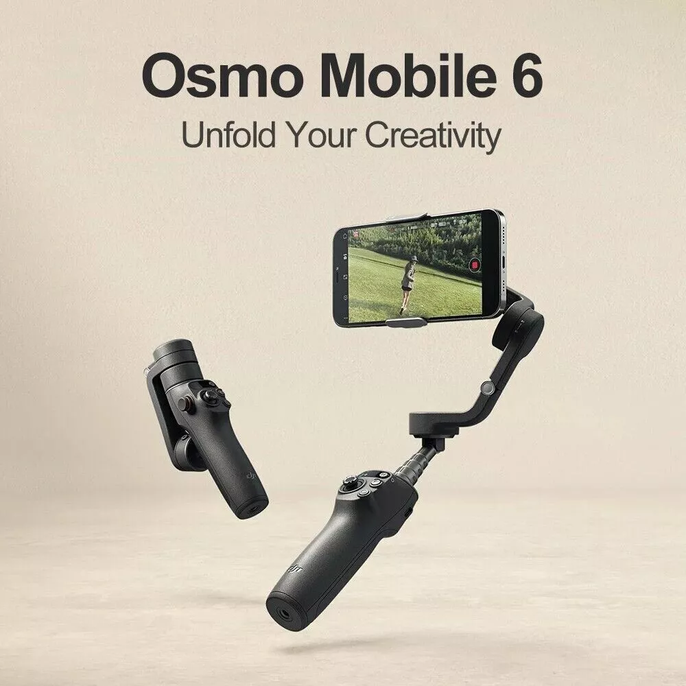 DJI OM6 Osmo Mobile 6 Smartphone Gimbal 3-Axis Stabilier for