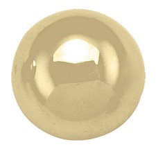 14K, Yellow Gold Ball Stud Earrings, 10mm Diameter, 2.2 grams, NEW N4848