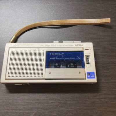 Vintage Retro AIWA TP-M7 Micro Walkman POWER ON, Motor Spinning, Needs Repair