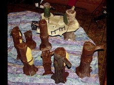 vintage 1991 Ewok Village Star Wars Robin Hood Playsets INCOMPLETE PARTS ONLY