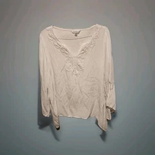 Counterparts Women's White Top SZ 2XL