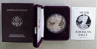 1989-S SILVER EAGLE DOLLAR PROOF COIN WITH ORIGINAL US MINT PACKAGING & COA