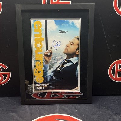 Jeremy Piven ''Ari Gold'' Entourage Signed Framed 11x17 Photo Autographed Steiner