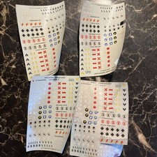 Warhammer 40k Space Marine Marines Large Transfers Decal Sheets Games B14