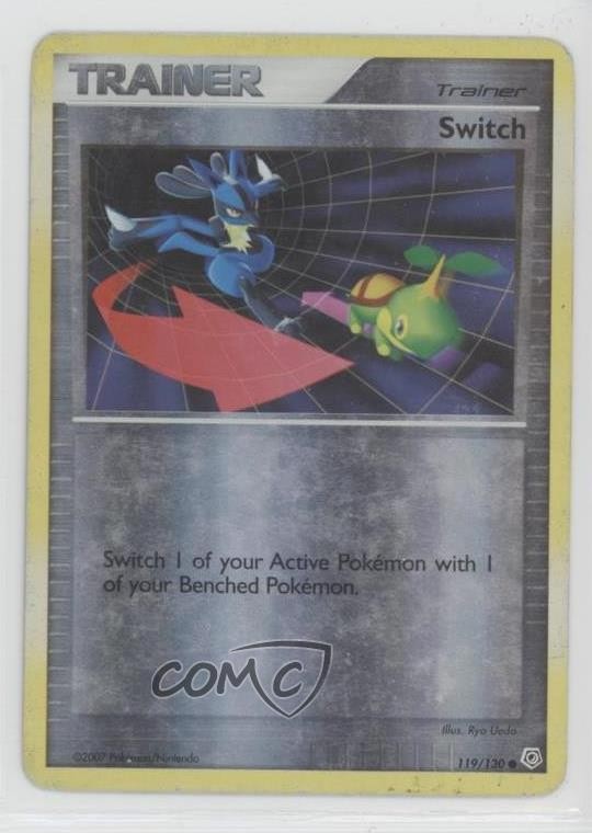 Switch Reverse Foil Pokémon Diamond & Pearl Base Set #119 2007