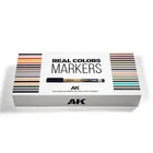 AK Interactive Real Colors Markers Box Set (34 Pieces) RCM150