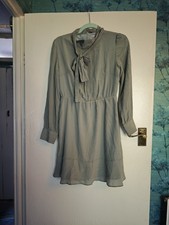 Valentino Sage Green Silk Dress