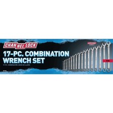 Channellock Sae 12-point Combination Wrench Set 17-piece Channellock Sae 12-point Combination Wrench Set 17-piece