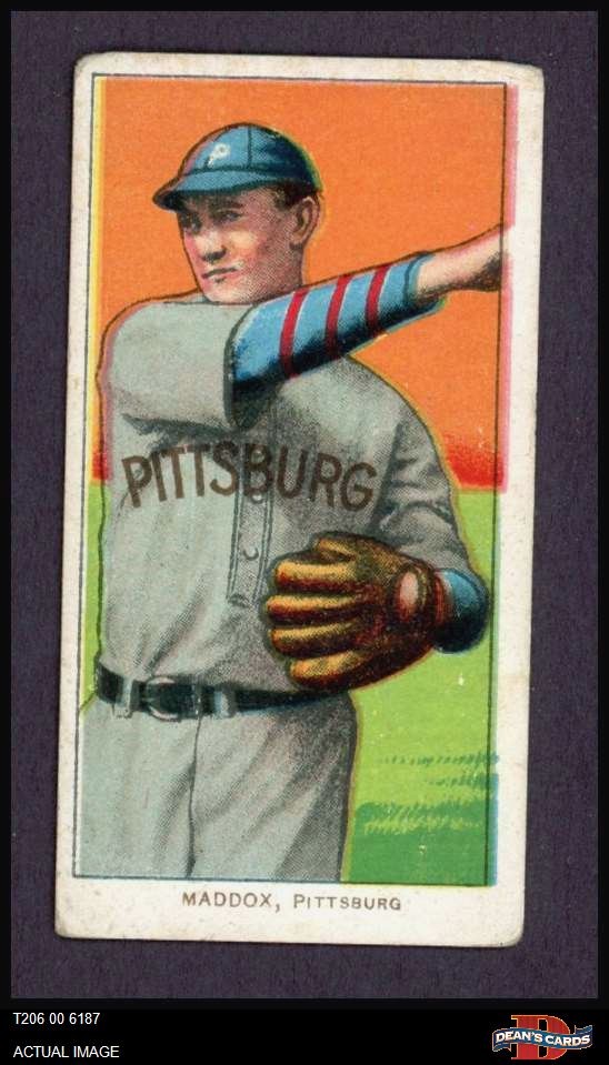 1909 T206 Nick Maddox Pirates 1.5 - FAIR