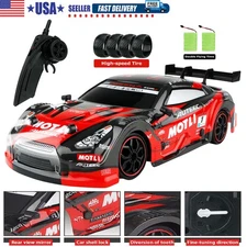 Racing GT Drift RC Car 1/16 Scale 4WD 2.4GHz Remote Control Hight Speed Vehicle
