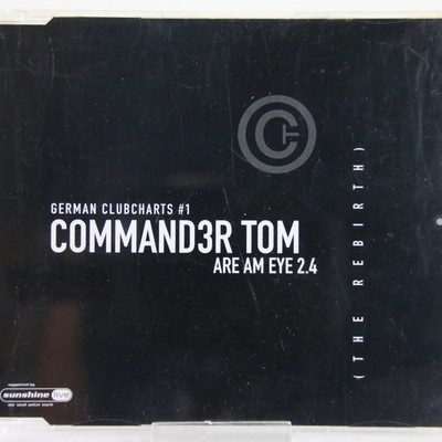 Music Musik MAXI CD Commander Tom   Are Am Eye 2.4 (The Rebirth) Gut