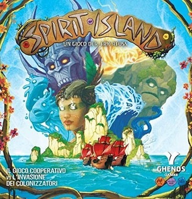 SPIRIT ISLAND auf Italienisch Ghenos Games kooperatives Brettspiel