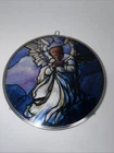 Vintage Toronto Stained Glass Suncatcher, Angel, Tiffany Studios 1996 6.5”