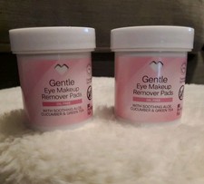 2 CVS BEAUTY GENTLE EYE MAKEUP REMOVER PADS OIL FREE