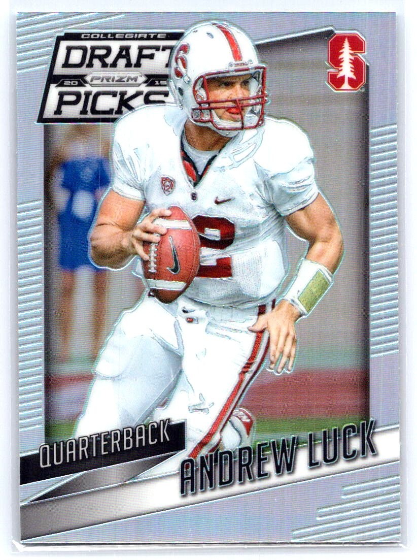 2015 Panini Prizm Collegiate Draft Picks #10 Andrew Luck Prizms