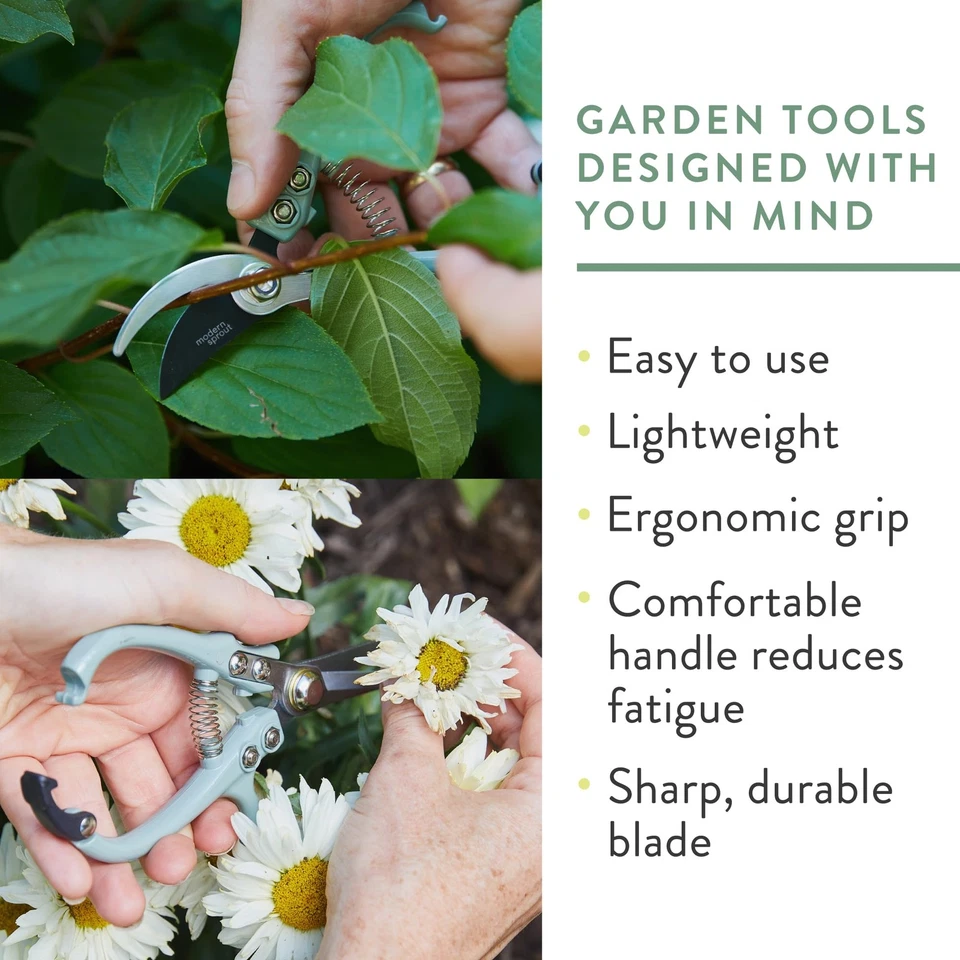 Hand Pruners & Shears Set - Lightweight Gardening Tools W/Easy Lock - Sharp C... - Image 4 of 4