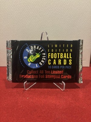 Classic Draft Picks 1992 Football Limited Edition Sealed Pack Foil 10 Cards