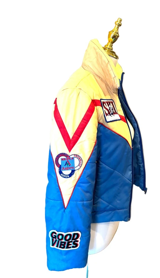 Chaqueta de esquí Colorado vintage con parches Aspen Telluride XS/XXS Foto 4 de 4