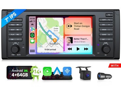 Eonon E39X7A 7'' Android Auto 14 Car Play Stereo Radio GPS Navi Audio For BMW E39