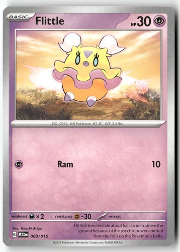 Flittle 009/015 Pokemon English McDonald's Collection 2023 2023